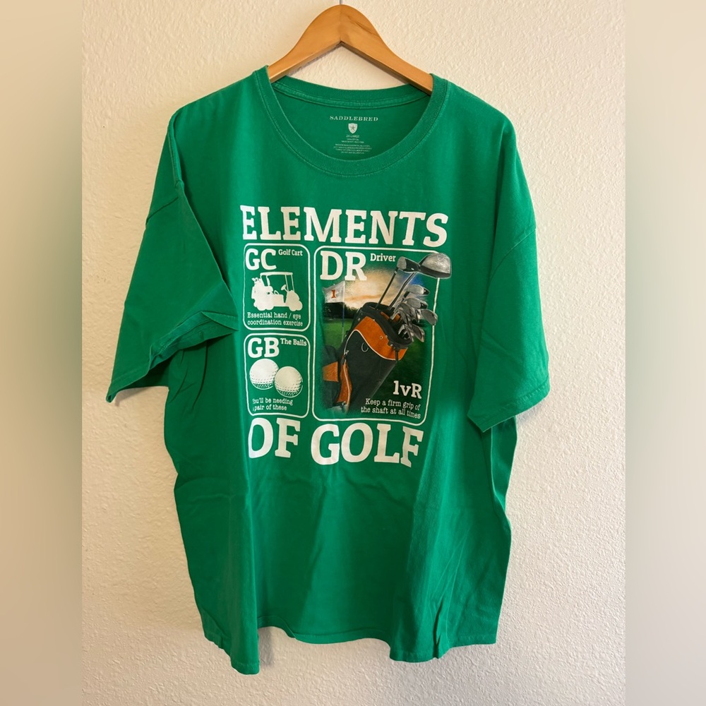 Saddlebred Green Graphic Tee 2XL EUC $10 When You Bundle 3!